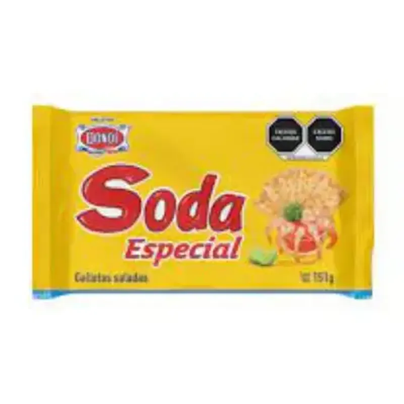 GALLETAS DE SODA ESPECIAL SALADAS (151 gramos)