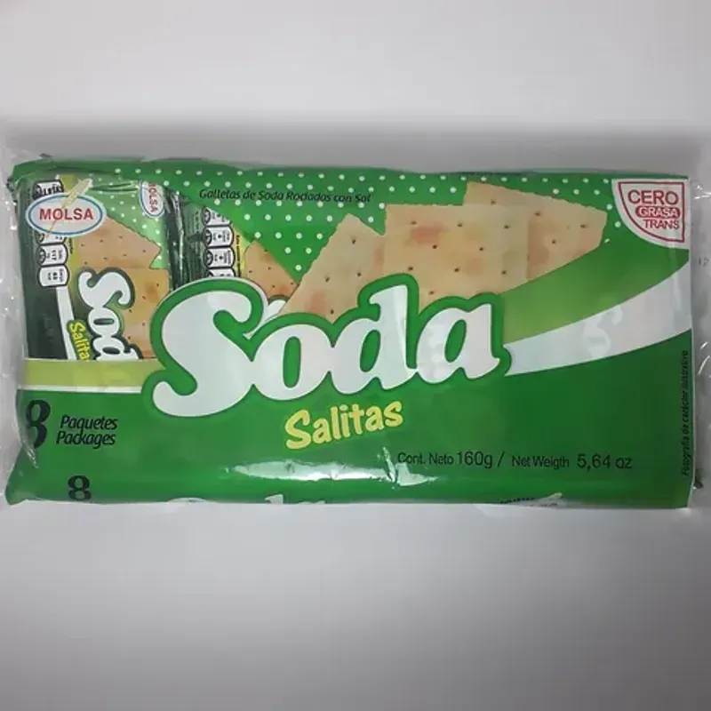 GALLETAS DE SODA (8 paquetes)