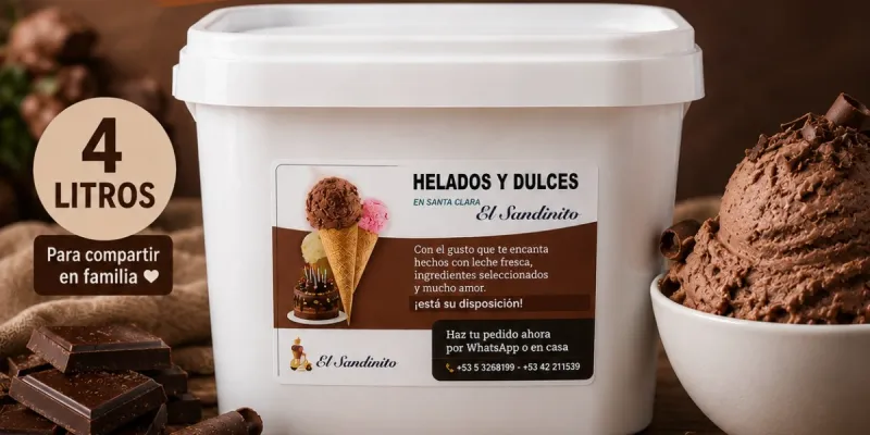 HELADO DE CHOCOLATE (4 L)