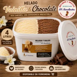 HELADO VAINILLA y CHOCOLATE (4 L)
