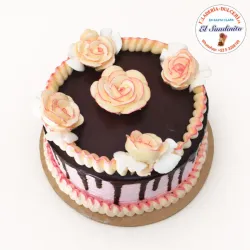 CAKES DE CAPUCHINO CON CUBIERTA DE CHOCOLATE