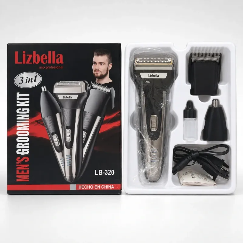 MÁQUINA DE AFEITAR MULTIFUNCIÓN Lizbella 3 en 1 LB-320