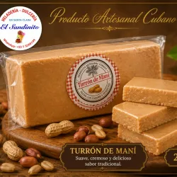 TURRÓN CREMA DE MANÍ MOLIDO (260 g)
