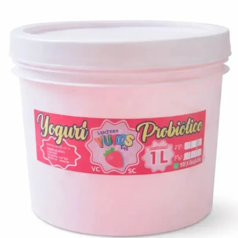 YOGURT PROBIOTICO DE FRESA 1 L