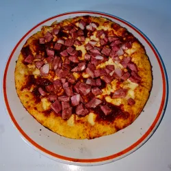Pizza de Jamón y Queso 🍕
