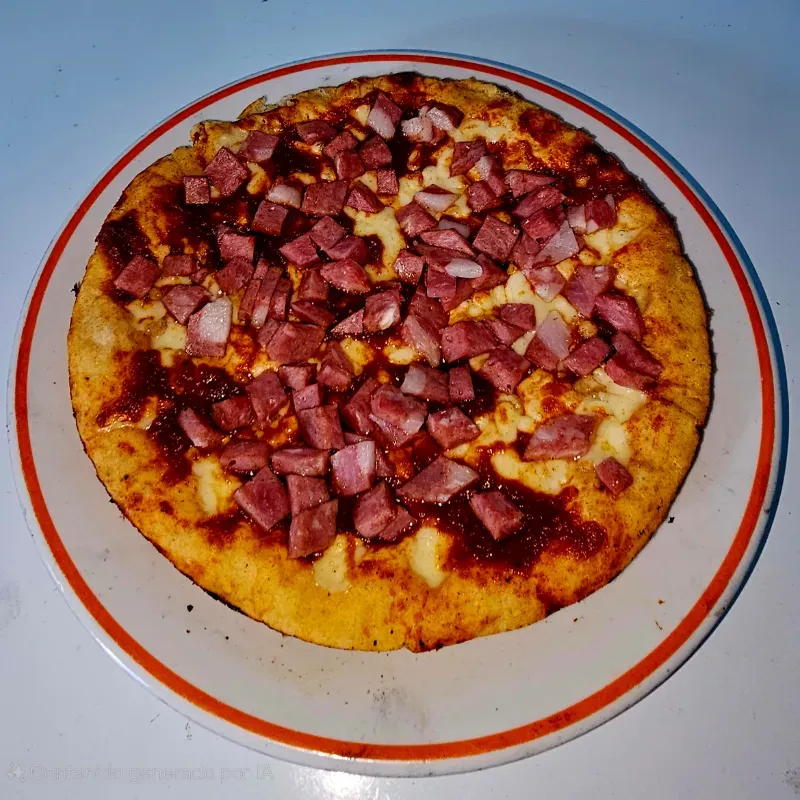 Pizza de Jamón y Queso 🍕