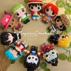 One piece amigurumis