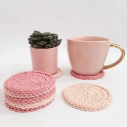 Posavasos tejidos