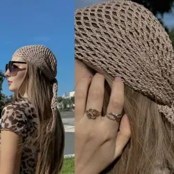 Turbante tejido