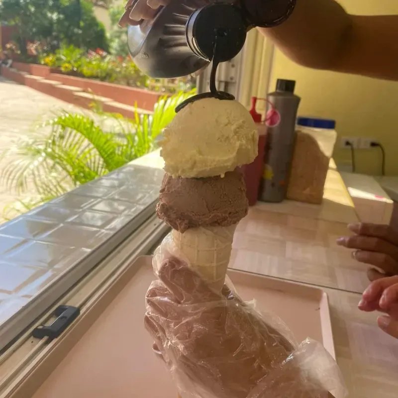 Barquillas con una bola