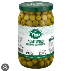 Aceitunas Rellenas Con Pimiento / Vima (Neto 1900g / Neto Escurrido 1100g)