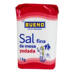 Sal Fina De Mesa Yodada /  Sal Bueno (1lkg)