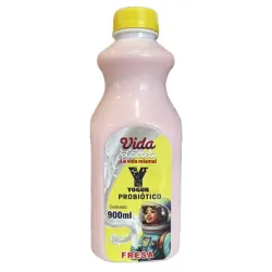 Yogurt Probiótico Fresa / Vida Láctea (900ml)
