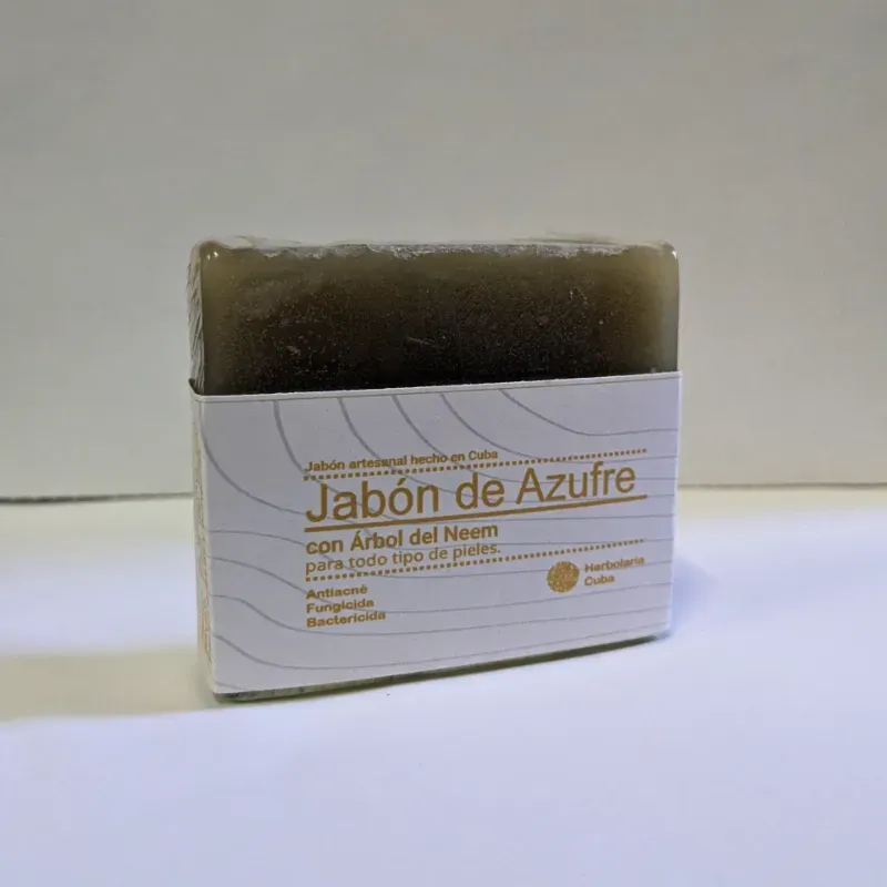 Jabón de Azufre con base de glicerina (60g)