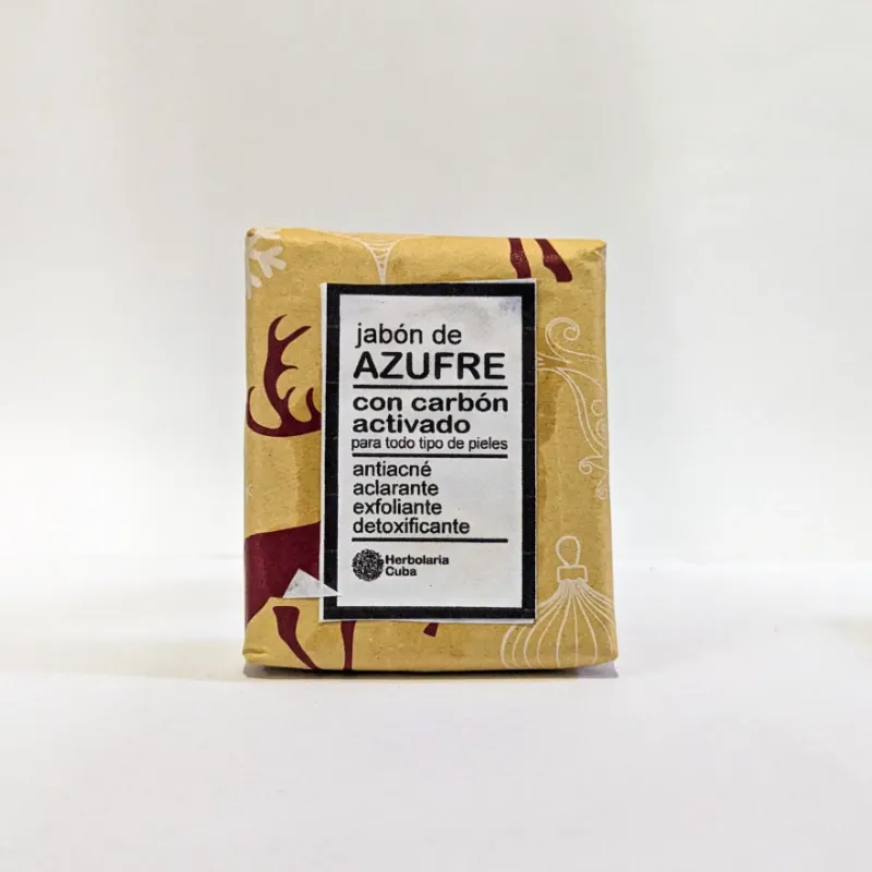 Jabón de Azufre con Carbón Activado