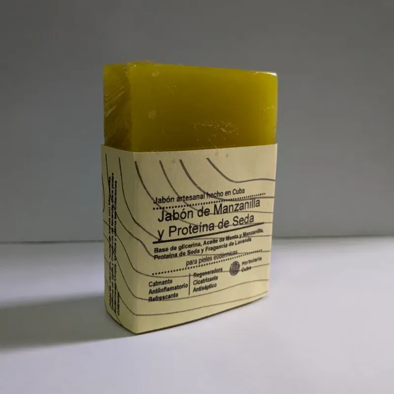 Jabón de Manzanilla con base de glicerina (90g)