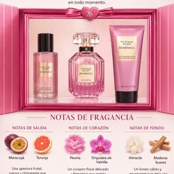 Set de perfume,colonia (shimmer) y crema corporal 