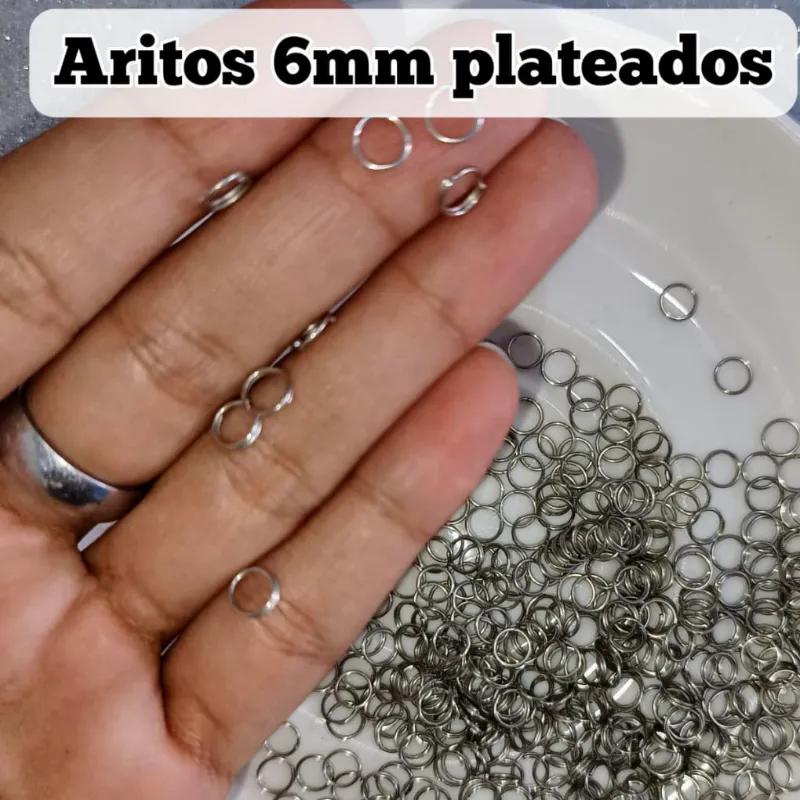 Aros plateados 