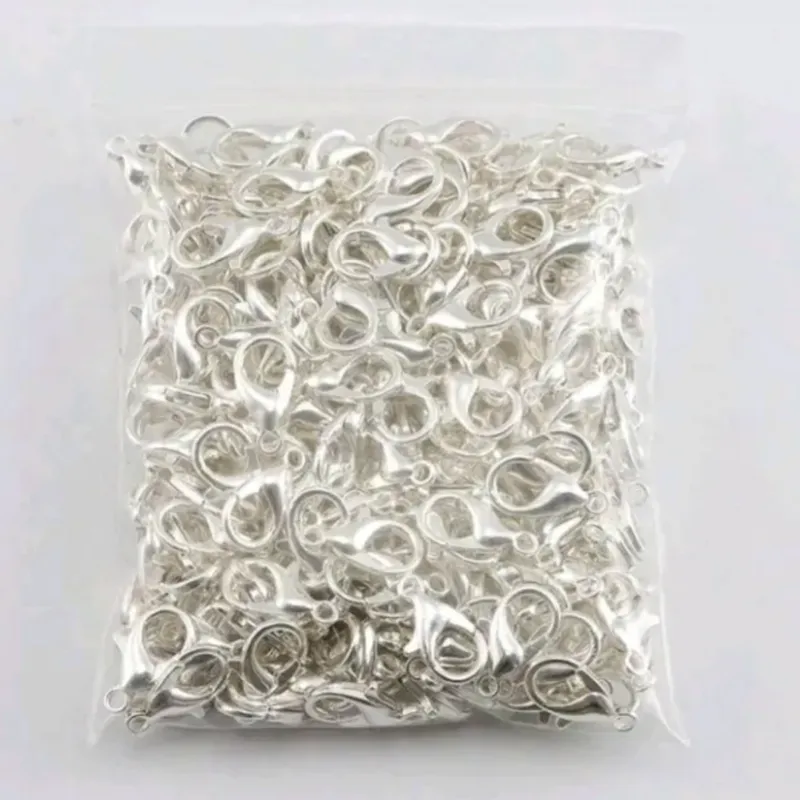 Cierres pericos plateados 