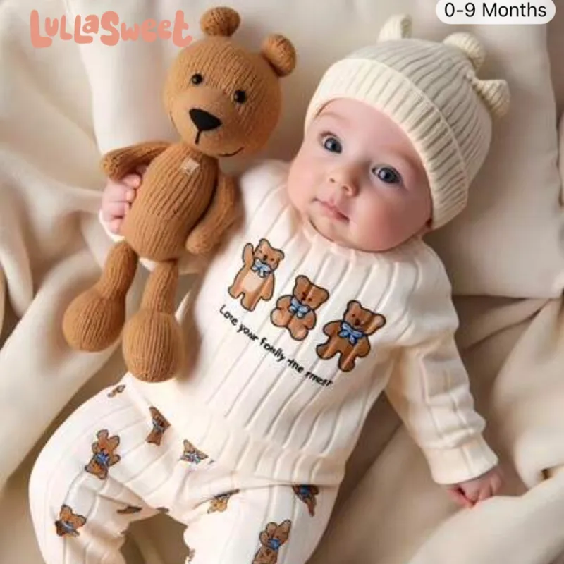 Conjunto de osos marrones 