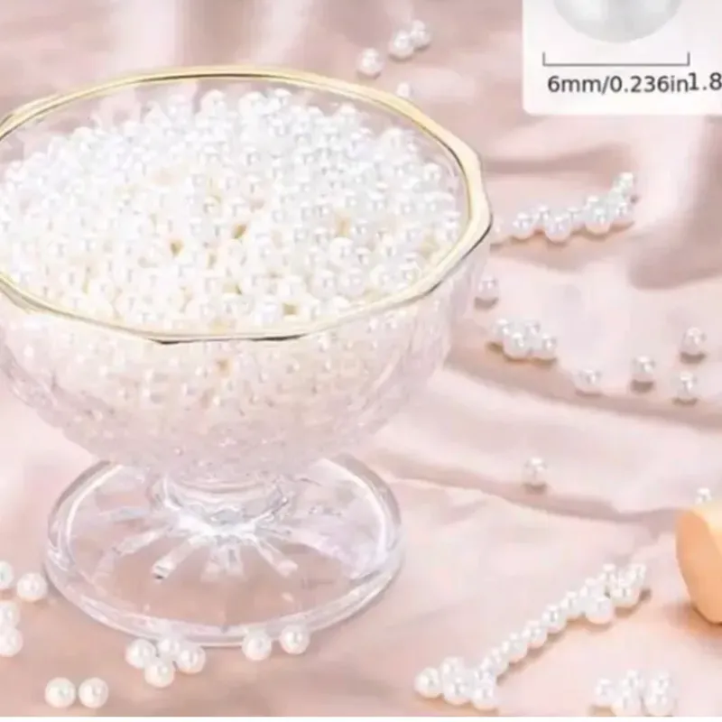 Perlas blanca de 8 mm 