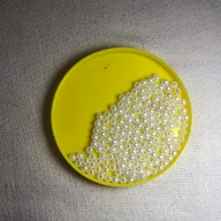 Perlas blancas de 4 mm