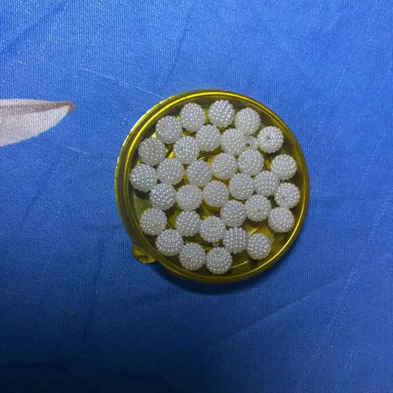 Perlas granuladas blancas coco 