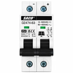 Breaker Eléctrico Doble (25A) AC-DC