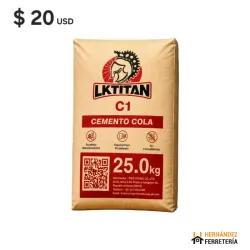 Cemento cola 25 kg