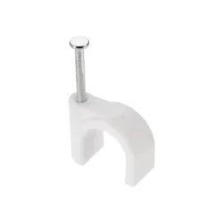 Clip de plástico para pared 10 mm (Clavito de Etecsa)