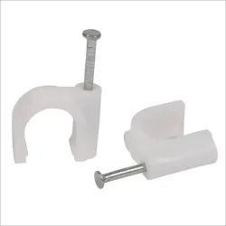 Clip de plástico para pared 12 mm (Clavito de Etecsa)