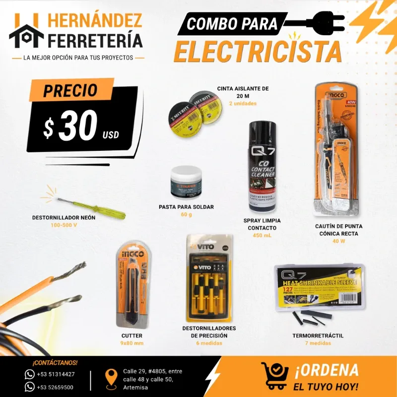 Combo para Electricista
