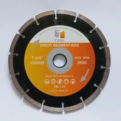 Disco diamantado segmentado 180 mm