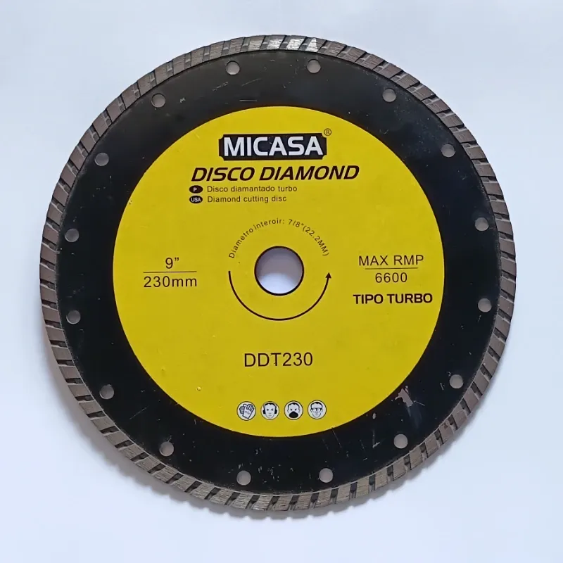 Disco diamantado turbo 230 mm