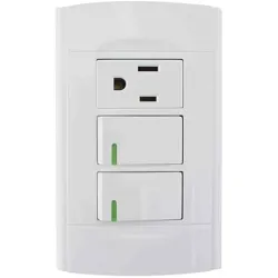 Interruptor Doble Combinado 