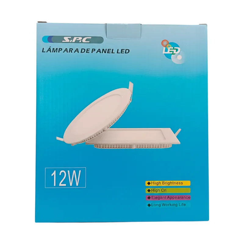 Lámpara Led de panel 12w