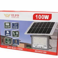 Luminaria Led con Panel Solar