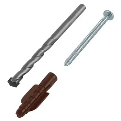 Taquetes Plásticos y Pijas con Broca