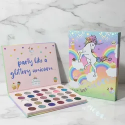 Paletas de sombras con acabado glitter