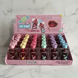 Tintas de labios en forma de botella