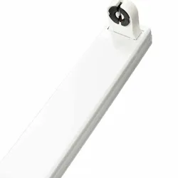 Base  sin pantalla 1.20M para 1 tubo T8 led 18W