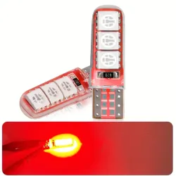 Bombillo cola de pescado rojo