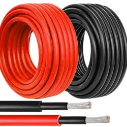 Cable solar rojo y negro calibre 10 Awg