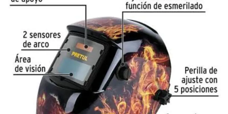 Careta de soldar automática