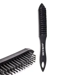 Cepillo de acero cabo de plástico