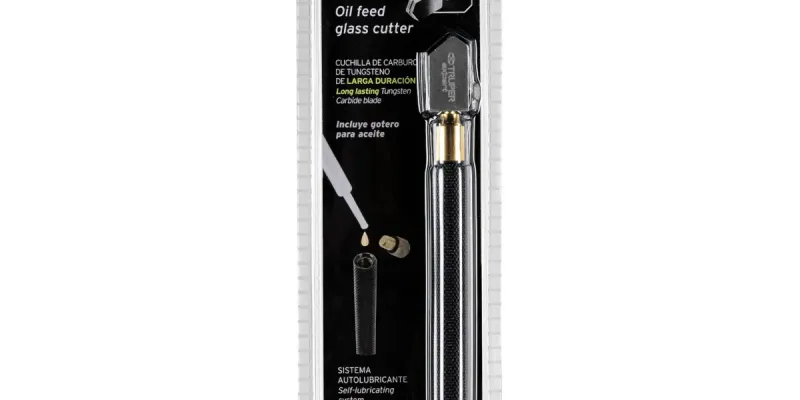 Cortador de vidrio 6" con depósito de aceite, TRUPER EXPERT