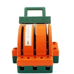 Cuchillas trifásico doble polo 100A