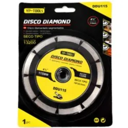 Disco diamantado de tuteno 115mm