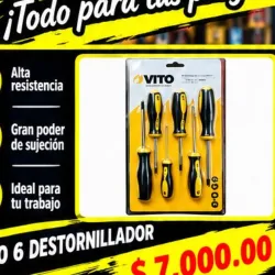 Juego de destornillador 6 PCS