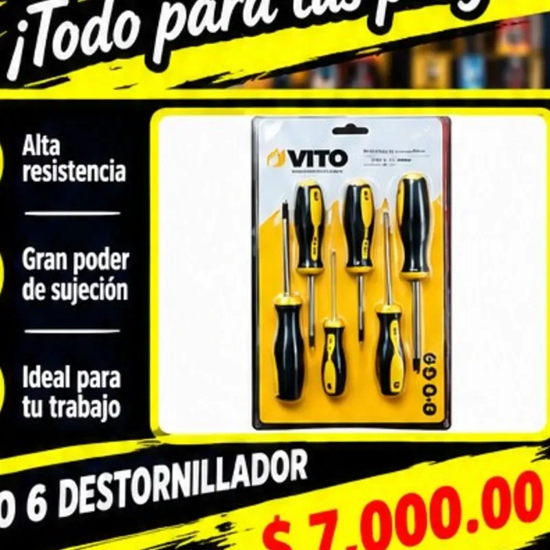 Juego de destornillador 6 PCS